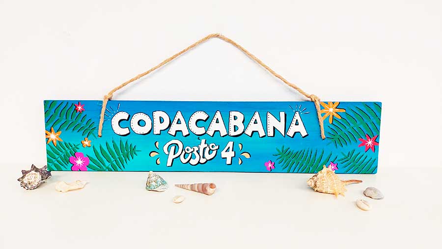 cartel-copacabana-playa cartel decorativo de Copacabana