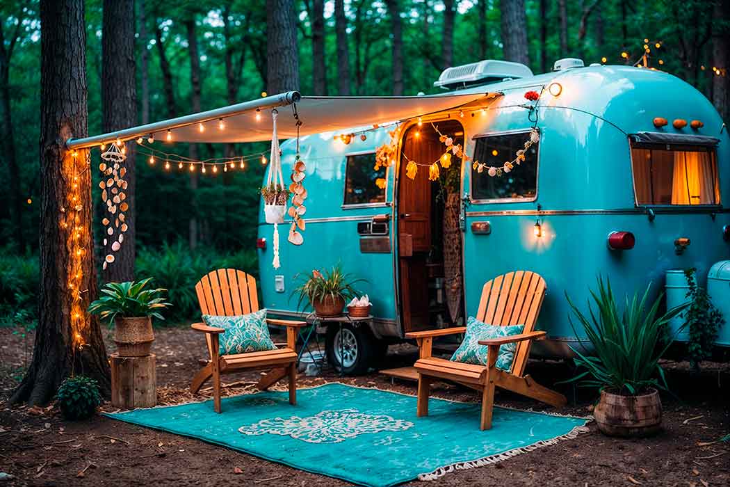 Colgantes de conchas marinas decorativos para camper