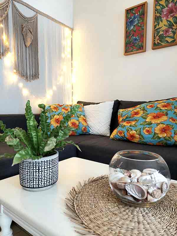 Decoración con chita braslieña